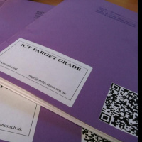 Mark @mgrtec discusses use of QR codes with exercise books in ICT