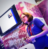 Teach Computing 31Jan14 with @missPhilbin @vikkiville at #bett2014