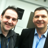 Jason Fitzpatrick @computermuseum and Paul Freakley at @beeb30 