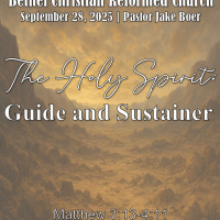 September 28, 2025 The Holy Spirit: Guide and Sustainer | Matthew 3:13-4:11