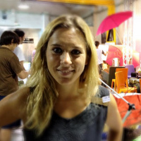 Con @robocicla charlando sobre la aplicación de narrativas de lo abierto para niños