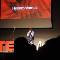 Hyperpotamus, the listening man