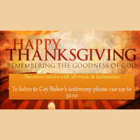 Thanksgiving Testimony - Audio