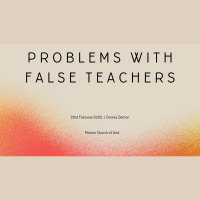 Problems with False Teachers (Audio Only)