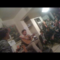 @wewereevergreen #Sofarsounds #the2011 #greatescape straight after supporting @twittledragon secret gig acoustic