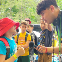 First day of camp -on arrival