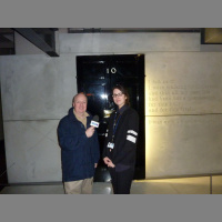 The Original 10 Downing Street Door at the Churchill Museum
