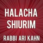 Rabbi Ari Kahn - Halacha Shiurim
