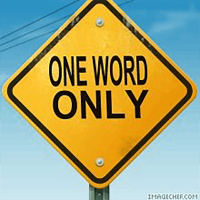 Finishing with One Single Word