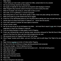 A To-Do List From Twenty Years Ago