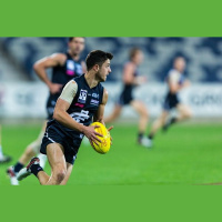 Post-match vs. Collingwood - Andrew Gallucci