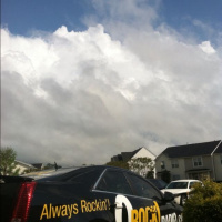 After tornado near miss.