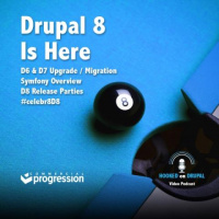 Drupal 8 overview and release party, let’s #celebr8d8! (E12)