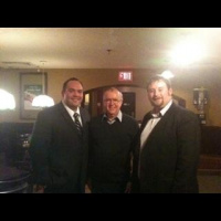 Marc chats about the HST with MP Tony Martin and Kitchener-Centre Candidate Peter Thurley