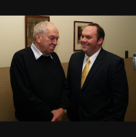 Marc introduces Ed Broadbent at Poverty  Punchlines for Canada Without Poverty