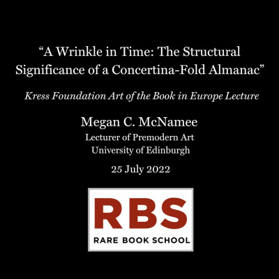 Rare Book School Lectures