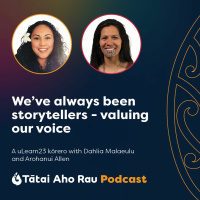Weve always been storytellers - valuing our voice. -Dahlia Malaeulu and Arohanui Allen