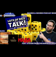 Affordable Dice For All Minis Games with Steven from Baron of Dice - Boards  Swords 226