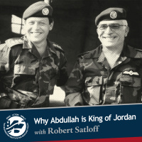 Hussein and Abdullah with Robert Satloff