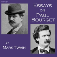 A LITTLE NOTE TO M. PAUL BOURGET 