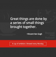 Cup of Ambition. Brewed every Monday. 