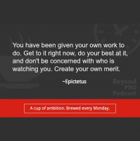 Cup of Ambition. Brewed every Monday. 