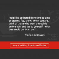 Cup of Ambition. Brewed every Monday. 