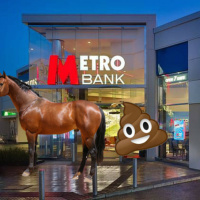 This is what happened when a horse went into Metro Bank to withdraw money