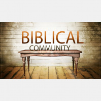 Sunday Message - Biblical Community Part 4 - Audio