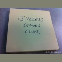 Success leaves clues