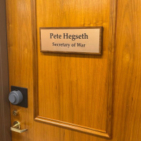 September 6, 2025 - Trump restores Department of War name at Pentagon