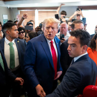 June 13, 2023 - In stunning act of political theatre, Trump meets supporters in Miami after historic arraignment