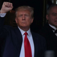 April 4, 2023 - Trump heads to court to be arrested and fingerprinted