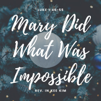 Mary Did What Was Impossible