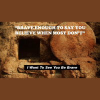 BRAVE ENOUGH TO SAY YOU BELIEVE WHEN MOST DON#x2019T - Audio