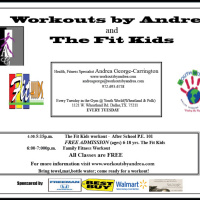 Workouts By Andrea and The Fit Kids 60sec. Promo.