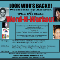 Andrea  Chrisities Word-N-Workout Interview On The Cedric Bailey Radio Show