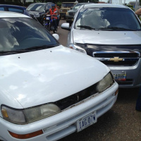 Accidente simple Av. Octavio Víana Calabozo