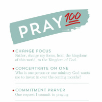 Pray100: Be bold in prayer and let others join you on your behalf - Sharon Bond