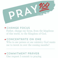 Pray100: Focus on praising God (Psalm 103:1-5) - FB Live with Scott