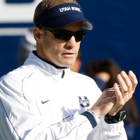 Utah State coach Matt Wells