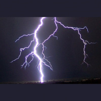 Lightning Strike - Twitters from the Atlantic