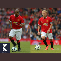 Quinton Fortune on Paul Scholes