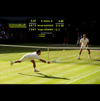 Nick Lester and Mark Walton: Novak Djokovic v Roger Federer