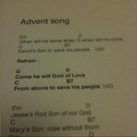 Advent song 09