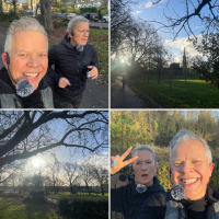 Rob Talks Marathons With Lizzy Bit Fit Bit Funny Pollott