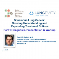 Squamous Lung Cancer, Part 1: Diagnosis, Presentation and Workup (audio)
