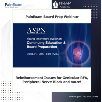 Nerve Block Reimbursement, Genicular plus Pain Management Board Prep Webinar Oct 4