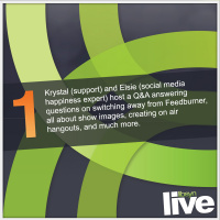 Episode 1: Switching Away from Feedburner, All About Images, and Krystal is Laptopless