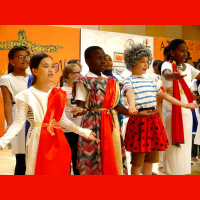 Year 6 play rehearsals